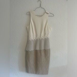 Gorgeous Antonio Melani summer dress, layers and texture to die for, EUC, size 2